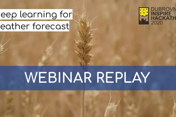 Webinar Recording: Deep Learning for Weather Forecast
