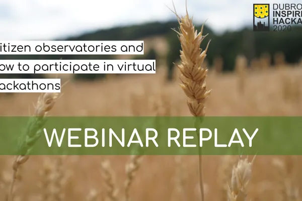 Webinar Recording: Citizen observatories and how to participate in virtual hackathons -