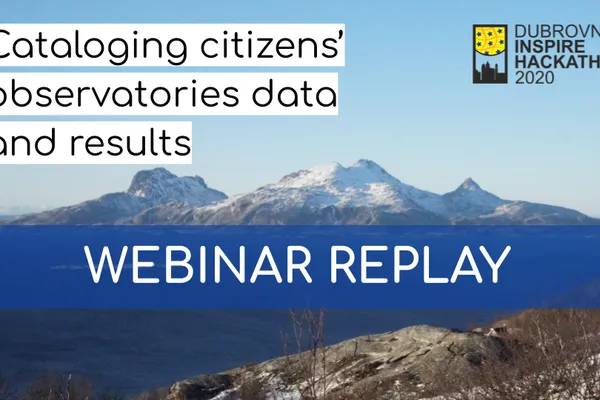 Webinar Recording: Cataloging citizens’ observatories data and results