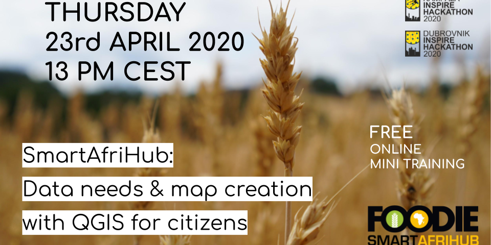 FREE Online Training on SmartAfriHub: Data needs & map creation with QGIS for citizens