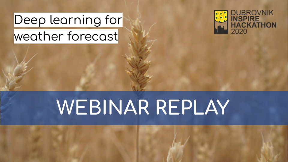 Webinar Recording: Deep Learning for Weather Forecast