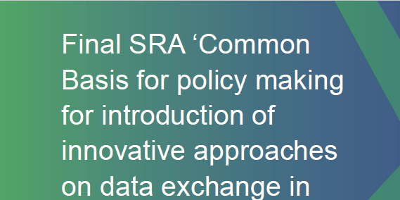 Final SRA ‘CommonBasis for policymaking for introduction of innovative approaches on data exchange in agri-food industry’