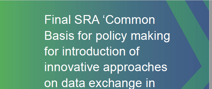 Final SRA ‘CommonBasis for policymaking for introduction of innovative approaches on data exchange in agri-food industry’