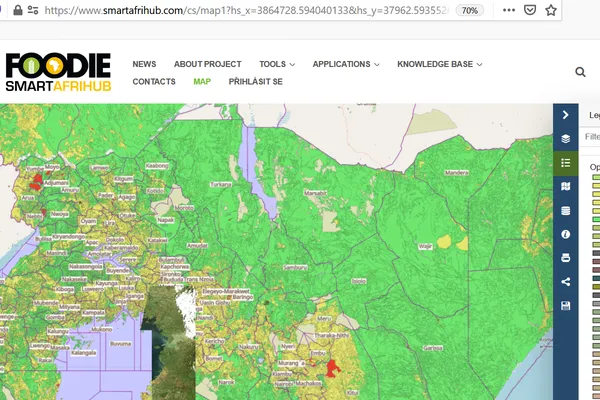 Maps on SmartAfriHub - Tools for a new way of Citizens Science