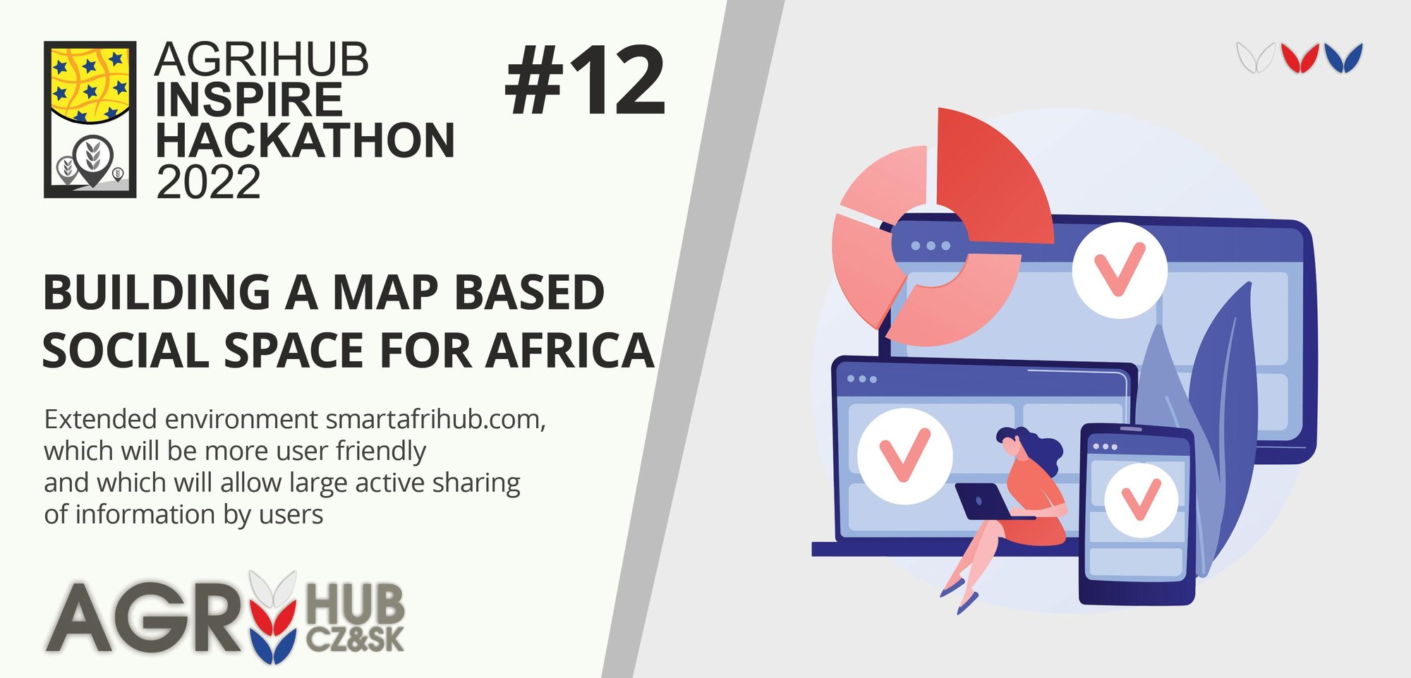 Agrihub INSPIRE Hackathon 2022: Help us build a map based social space for Africa via Challenge #12