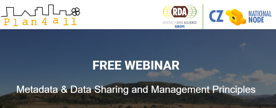 Invitation to Metadata & Data Sharing and Management Principles